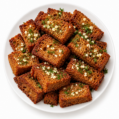 Гренки чесночные